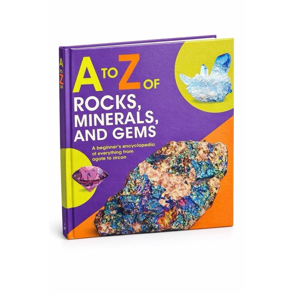 A to Z of Rocks Minerals and Gems Claudia Martin 2024 Hardcover Book New